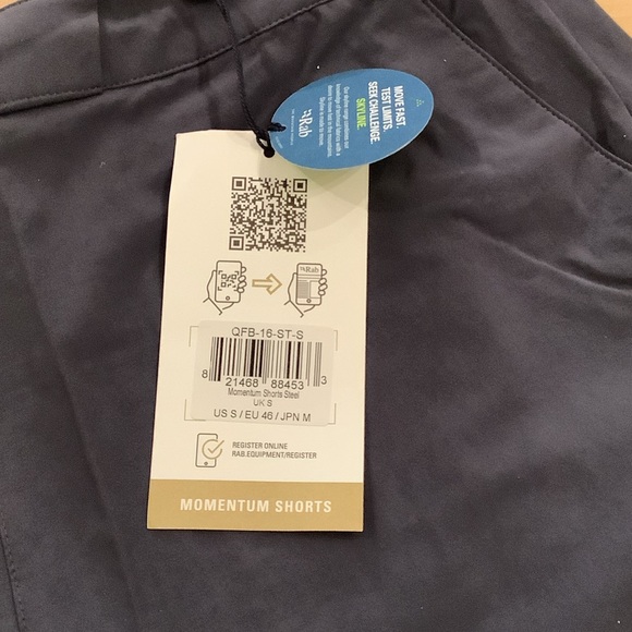 Rab Momentum Skyline Shorts Steel - Picture 6 of 6